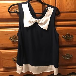 Forever 21 navy blue bow too